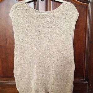 Old Navy Ivory Short Sleeved Sweater